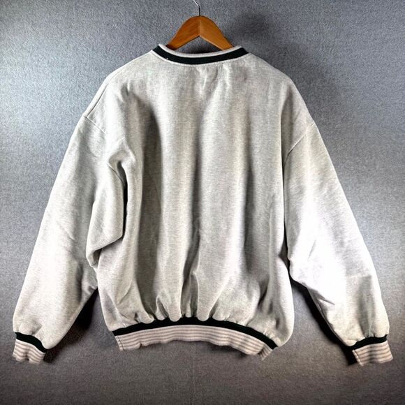 Vintage ESY Built to Last Sweatshirt Mens L/XL Gray Carolina Beach, NC Crew Neck - Picture 5 of 8